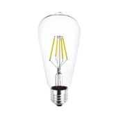 Cata 5 Adet 8W Edison LED Ampul (St-64)(Beyaz) - 1