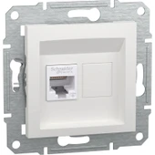 Schneider Asfora Beyaz RJ45 Cat6 Utp Priz - 1