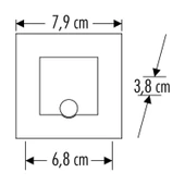 Cata 1.5W Radar Sensörlü Koridor (Kare)(Günışığı) - 3