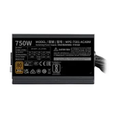 Cooler Master MPE-7501-ACABW-3BEU 750W MWE V3 80+ Bronze ATX 3.1 Aktif PFC 120mm Fanlı PSU thumbnail 2