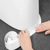 Mucit Home  Mutfak Lavabo Su Sızdırmaz Bant Su Geçirmez Kenar Bandı Sızdırmazlık Tamir Beyaz - 1