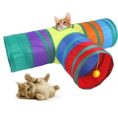 Mucit Home  Kapalı Katlanabilir Kedi Tüneli - 1