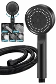 Mucit Home   5 Fonksiyonlu Duş Başlığı Duş Hortumu Duş Seti - 1