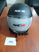 NCR KASK ÇENESİZ 230 ECE BELGELİ- MAT SİYAH - 3
