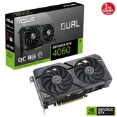 ASUS RTX4060 8GB DUAL RTX4060-O8G-EVO GDDR6 128bit HDMI DP PCIe 4.0 - 1