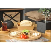 Bambum Victoria - Dönen Bölmeli Servis Tabağı Küçük B2538 - 2