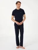 Pierre Cardin Erkek Bisiklet Yaka Penye Kısa Kol Pijama Takım thumbnail 8