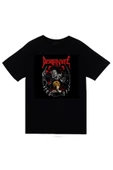 fame-stoned Death Note Anime Baskılı Unisex %100 Pamuk Siyah T-shirt thumbnail 1