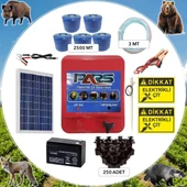 Pars Elektrikli Çit Ayı-Domuz Kovucu Eco Set 2500 (Demir Direk İzolatörlü) - 1