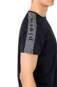 Pierre Cardin Erkek Bisiklet Yaka Penye Kısa Kol Pijama Takım - 4
