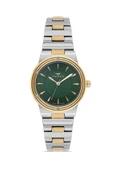 Ferro FL21586AWT-D6 Quartz Çelik Altın/Gri Yeşil Kadran 31 mm Kadın Kol Saati - 1