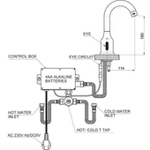Gpd FLB11 Fotoselli Lavabo Bataryası - 2