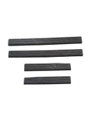 Chery Tiggo 8 Pro Plasik Yapışkanlı Araba Kapı Eşiği 4'lü Siyah thumbnail 5