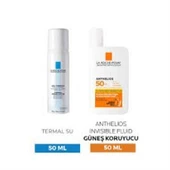 La Roche Posay Anthelios Uvmune400 Spf50  (Shaka) İnvisible Fluid 50 Ml + Termal Su 50 Ml - İKİLİ SET - 1