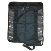 Jacbag Senior XL Lastik Ayraçlı Cepli Katlanır Lacivert Sanatsal Kalem Çantası thumbnail 2