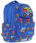 Kaukko Toys Erkek Çocuk 3D Kamyon Şekilli İlkokul ve Günlük Sırt Çantası - Mavi - L5255 thumbnail 1