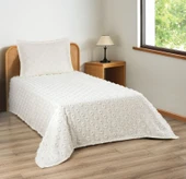 Ponpon Desenli 2 Parça Tek Kişilik Yatak Örtüsü - 3