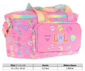 Kaukko Kids Thermo Isı Yalıtımlı Kız Çocuk Lol Baskılı Pembe Beslenme Çantası L7237 (İki Bölmeli) thumbnail 4