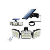 Kumandalı Solar Güneş Enerjili 122 Ledli Hareket Sensörlü Bahçe Aydınlatma Sokak Lambası - 1