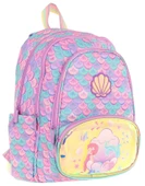 Kaukko Kids Üç Gözlü (Kız Çocuk) Okul Sırt Çantası (Denizkızı Nakışlı ve Baskılı) - L5225 - 1