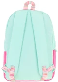 Kaukko Quick Kız Çocuk Üç Bölmeli Yeşil Pembe Kapitone Detaylı Okul Sırt Çantası - K1790 thumbnail 3