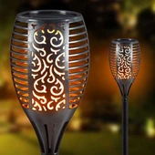 Alev Efektli Solar Bahçe Lambası (51 Cm) - 1