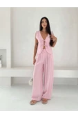 4123 ÖNÜ BAĞLAMALI YELEK PANTOLON TAKIM - 1
