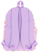 Kaukko Rainbow Kız Çocuk Üç Bölmeli İlkokul ve Ortaokul Çantası - Mor Çok Renkli Çizgili - K1801 thumbnail 3