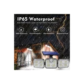 Kumandalı Solar Güneş Enerjili 122 Ledli Hareket Sensörlü Bahçe Aydınlatma Sokak Lambası - 5