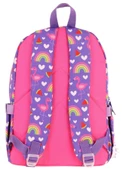 Kaukko Kids Üç Gözlü (Kız Çocuk) Okul Sırt Çantası (Flamingo Nakışlı ve Baskılı) - L5226 thumbnail 3