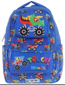 Kaukko Toys Erkek Çocuk 3D Kamyon Şekilli İlkokul ve Günlük Sırt Çantası - Mavi - L5255 thumbnail 2