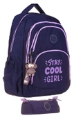 Kaukko Krinkıl Okul Sırt Çantası ve Kalemlik Seti - Lacivert Mor - Kız Çocuk (K1680+K2645) thumbnail 1
