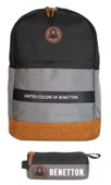 United Colors Of Benetton Retro Erkek Çocuk Çanta Seti - Siyah Gri - 1
