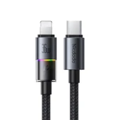 Mcdodo CA-8190 Typec To iPhone 36W 7 Renkli LED Işıklı Şarj Data Kablosu - 1