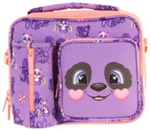 Kaukko Kız Çocuk, Mor SOmon, Panda Desenli Isı Yalıtımlı Üç Bölmeli (Matara Cepli) Okul Beslenme Çantası L7233 - 2