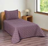 Ponpon Desenli 2 Parça Tek Kişilik Yatak Örtüsü - 6