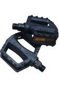 PEDAL ÇOCUK BİSİKLETİ 20 JANT İÇİN PLASTİK BİLYASIZ  REFLEKTÖRLÜ ÇİFT SİYAH - 1