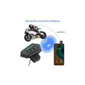 Bt12 Kask Kulaklık Bluetooth Motosiklet Kulaklık Interkom Motorsiklet Kulaklık - 3