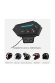 Bt12 Kask Kulaklık Bluetooth Motosiklet Kulaklık Interkom Motorsiklet Kulaklık - 9