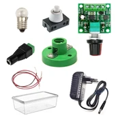 Kutulu 3 in 1 Basit Lamba ve Dimmer Deney Seti (3 Devre) - Öğrenci Elektrik Devresi thumbnail 1