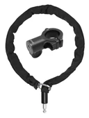 ONGUARD 8291 E-SCOOTER KİLİT ZİNCİR BEZ KILIFLI 120X4MM ANAHTARLI SİYAH 101735 - 1