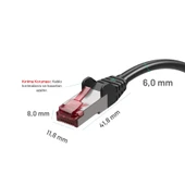 IRENIS CAT6A S/FTP Ethernet Data Center Kablosu, 25 cm - 6