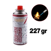 Kamp Gazı 24 Adet Set Pürmüz Yedek Kartuşu 227 Gram Piknik Kamp Mangal Mutfak Ateş Tutuşturucu thumbnail 6