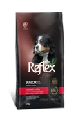 REFLEX  Plus Junior Kuzu Etli Pirinçli Büyük Irk Yavru Köpek Maması 18 Kg - 1