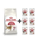 Royal Canin Fit 32 Kuru Kedi Maması 4 kg + 6 Adet Yaş Mama - 1