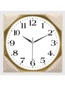 Girist Çatlak Boya Desenli Duvar Saati Beyaz 89-z - 1