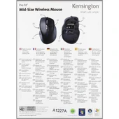 Kensington K72421WW Pro Fit Mid-Size Kablosuz Fare (2,4ghz, 1750DPI) Sapphir - 2