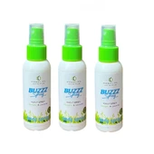 Doğal Sivrisinek ve Kene Kovucu Vücut Spreyi BUZZZ 100 ml, 3 Adet DVD Lokman Aktar - 1