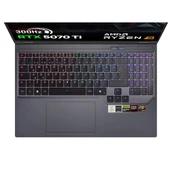 Game Garaj Slayer R9T3D-5070Ti C2 AMD Ryzen 9 9955HX3D 64GB RAM 2TB SSD RTX5070Ti 16" QHD IPS 300Hz FreeDOS Gaming Laptop thumbnail 4