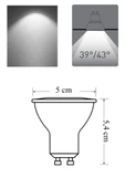 Panasonic 6W (62W) Led Spot Ampul Beyaz 6500K - GU10 Duy 10 Adet - 2